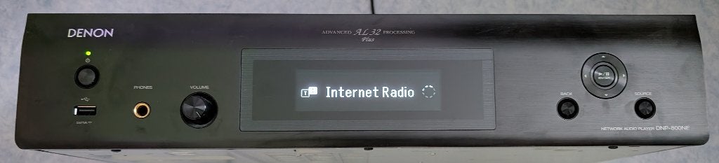 Denon DNP-800NE mediaspeler, Verzenden, Zo goed als nieuw, Optische audio, Zonder harde schijf