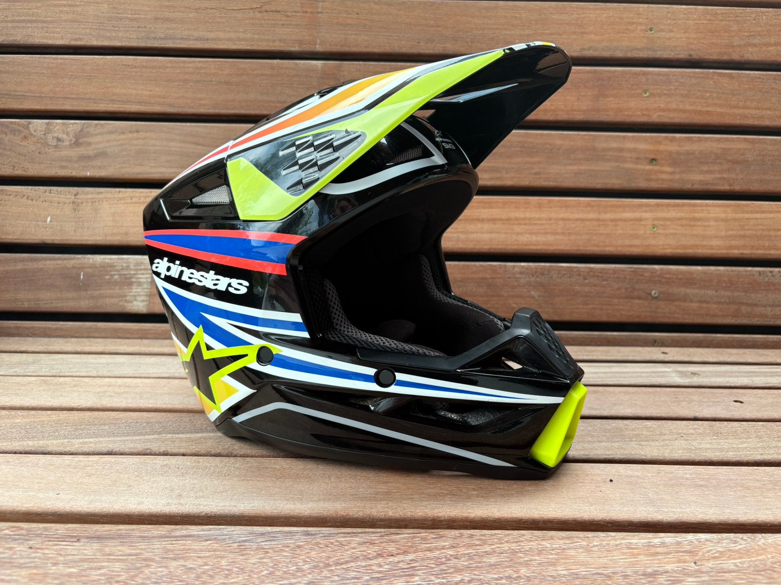 Alpinestars SM3 crosshelm jeugd motocross kinder helm, Overige merken, Kinderen, Offroadhelm, Ophalen of Verzenden