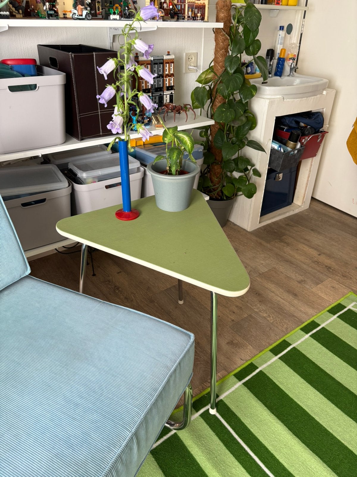 Jaren 50 bijzettafel, Ophalen, Zo goed als nieuw