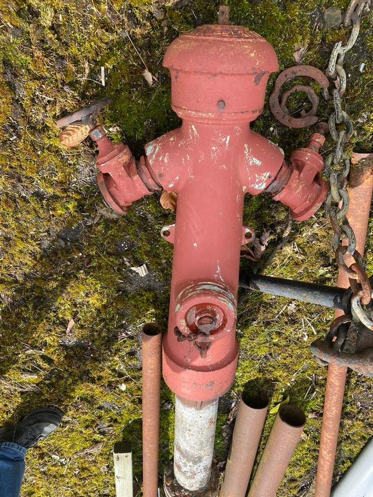 Oude brandkraan - decoratie/tuinornament, Ophalen, Gebruikt