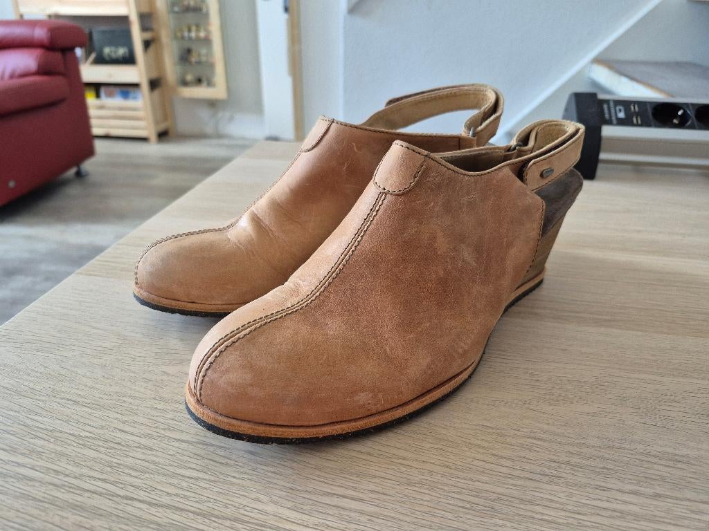 Wolky sleehakken maat 42, Wolky, Sandalen of Muiltjes, Zo goed als nieuw, Verzenden