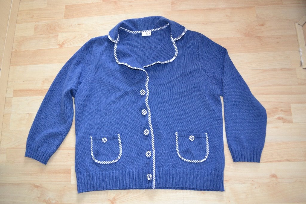 Vest van Lucia maat 44, Blauw, Maat 42/44 (L), Ophalen of Verzenden, Zo goed als nieuw