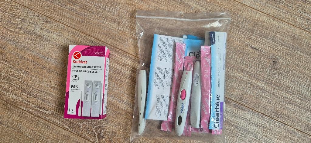 Zwangerschaptesten Kruidvat en Clearblue ovulatietesten, Ophalen of Verzenden, Nieuw