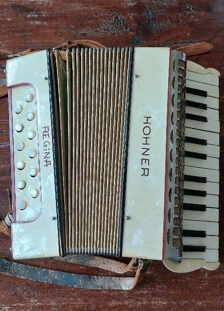 Hohner Regina II – jaren ’30 – volledig werkend, Ophalen, Gebruikt, Met riemen, Overige formaten
