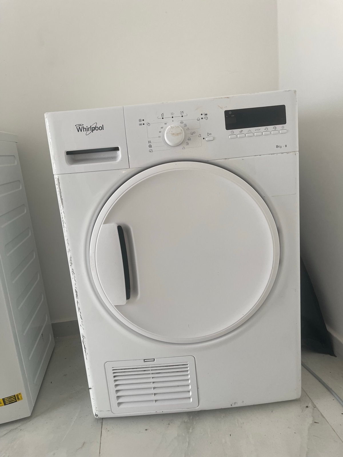 Whirlpool Condensdroger 8kg - Gebruikt, Gebruikt, 8 tot 10 kg, Ophalen of Verzenden, Voorlader