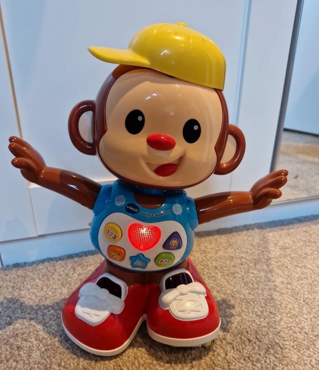 VTech Swing & Speel Aap, Ophalen of Verzenden, Zo goed als nieuw, 6 maanden tot 2 jaar