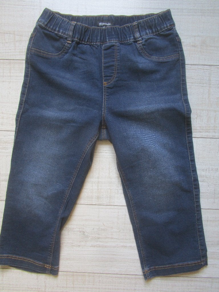 Capri spijkerbroek  MSMODE mt 38  donkerblauw, Nieuw, W30 - W32 (confectie 38/40), MS Mode, Verzenden