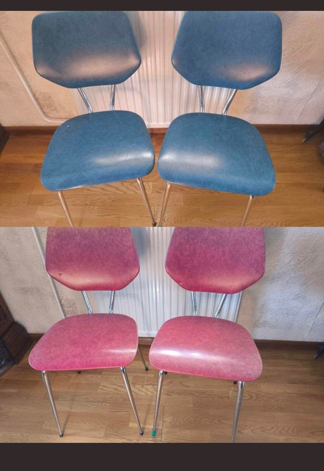 Vintage / retro  Eames stijl stoelen - 4 stuks, Ophalen