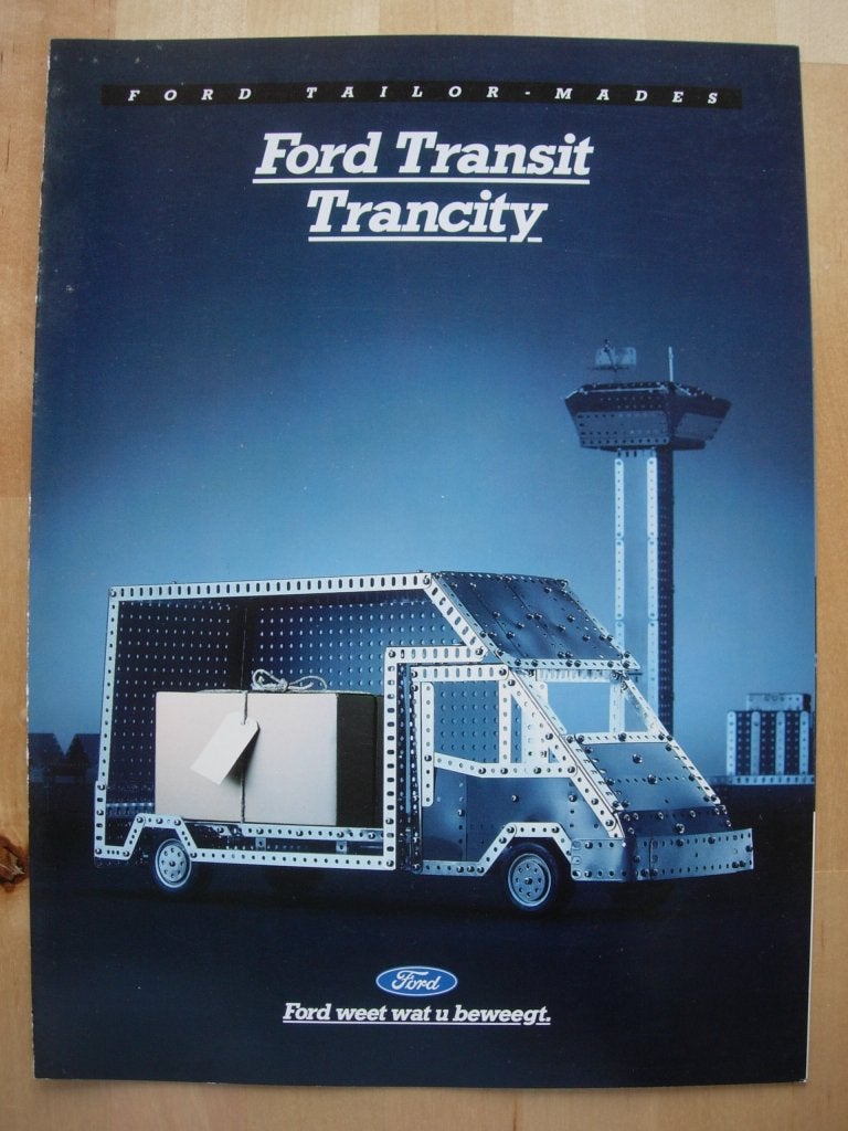 Ford Transit Trancity Brochure ca 1993 – Terberg, Boeken, Ford, Verzenden, Volvo, Zo goed als nieuw