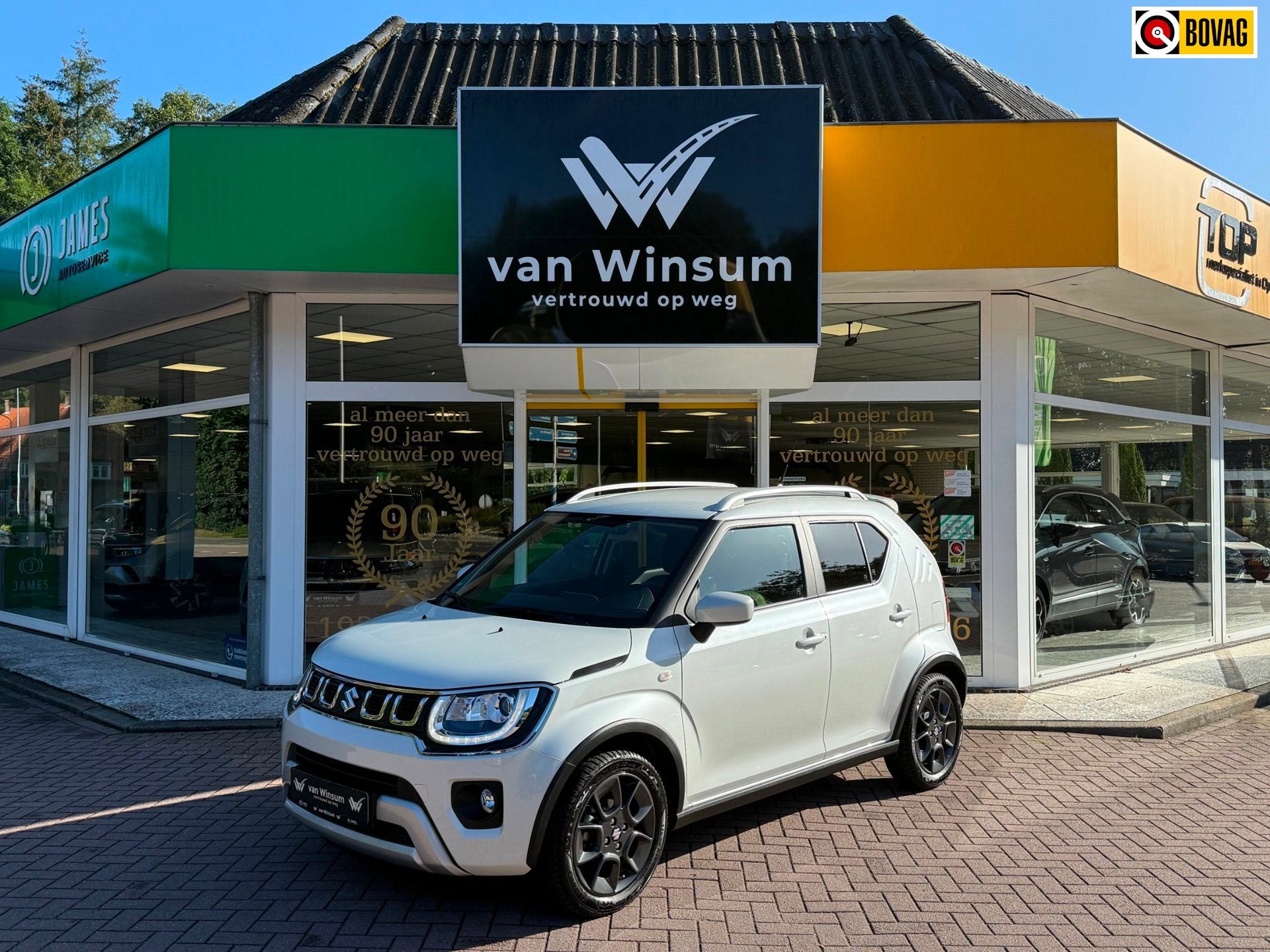 Suzuki IGNIS 1.2 Smart Hybrid Style | AUTOMAAT | Navigatie |, Stof, Gebruikt, 4 cilinders, Wit