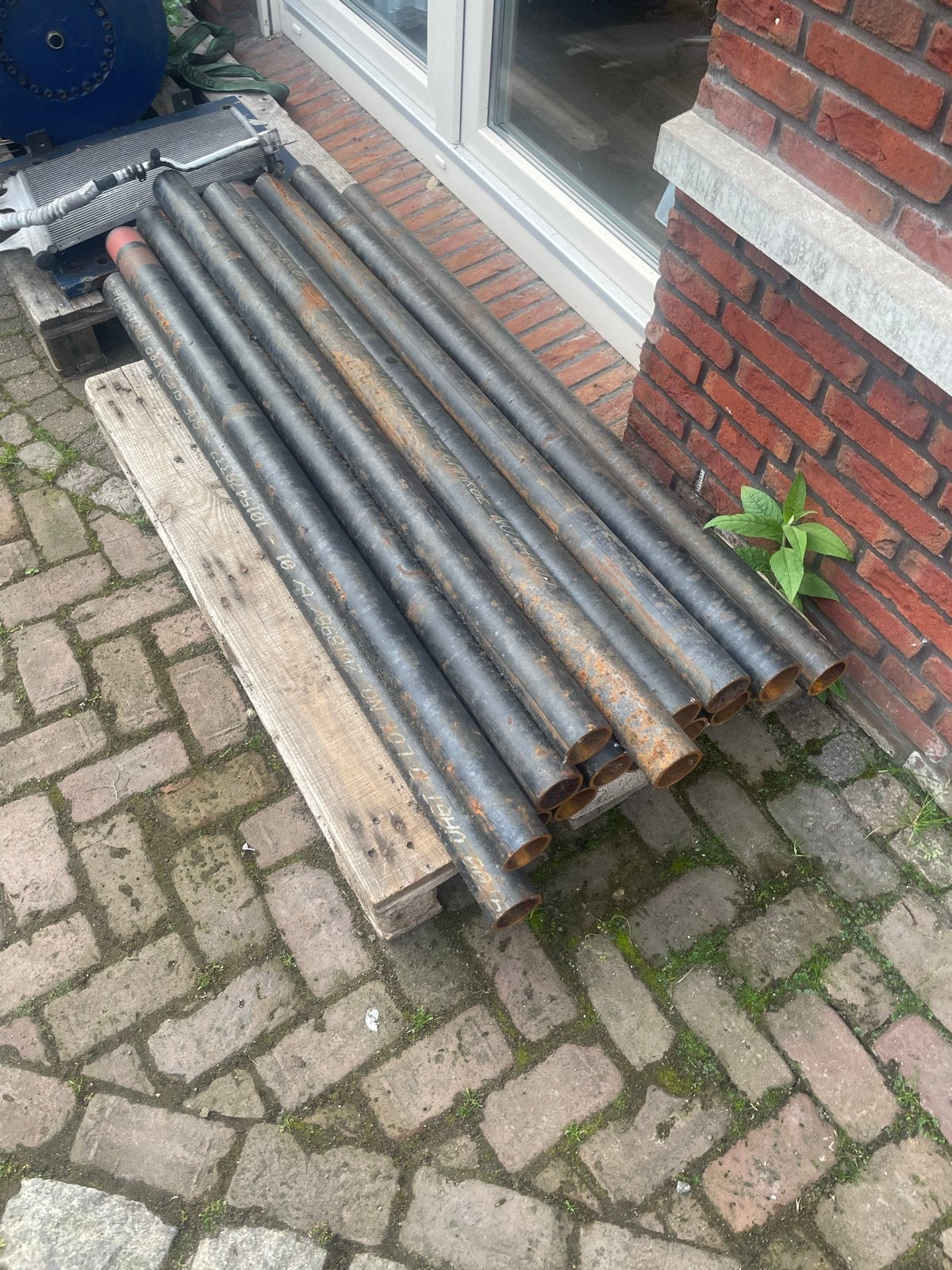 Metalen buizen voor diverse toepassingen, Overige materialen, Gebruikt, 2 tot 4 meter, Ophalen of Verzenden