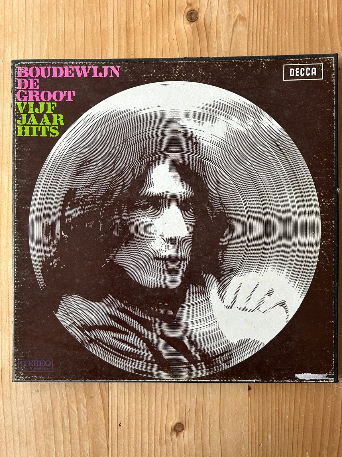 DUBBEL LP BOUDEWIJN DE GROOT VIJF JAAR HITS OP DECCA, Ophalen of Verzenden, Zo goed als nieuw, Complilatie, Pop