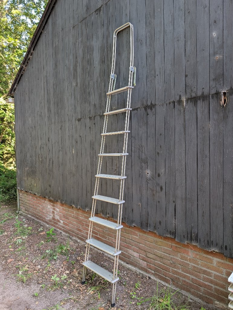 RVS Italscale SF bibliotheekladder, Ophalen, Zo goed als nieuw