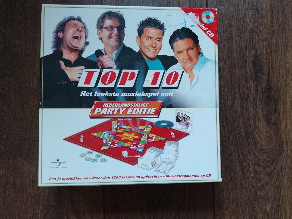bordspel Top 40 spel, compleet, nieuw in de doos, Ophalen, Zo goed als nieuw
