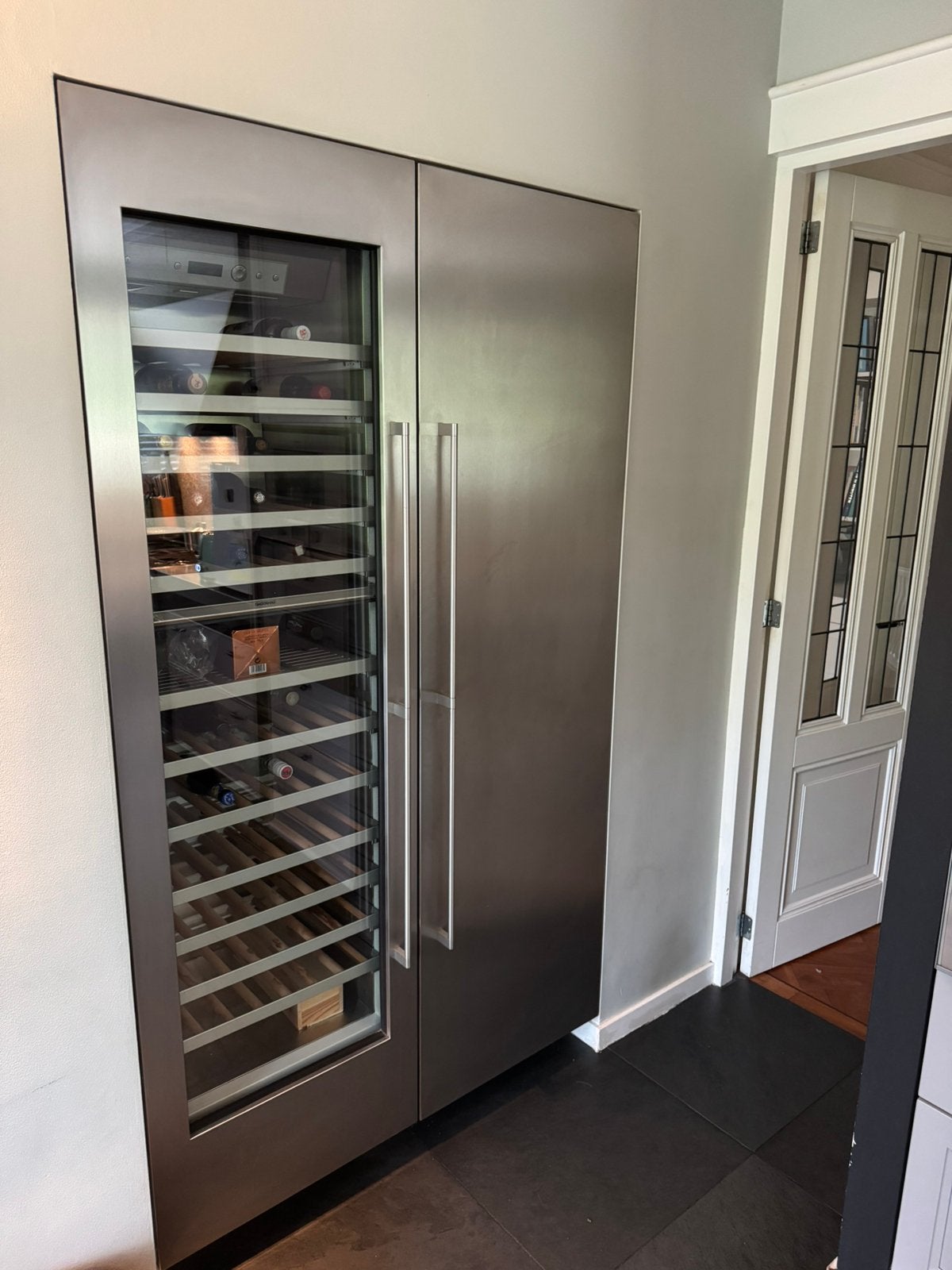 Wijnkoelkast Gaggenau inbouw, Ophalen, 200 liter of meer, 60 cm of meer, 160 cm of meer