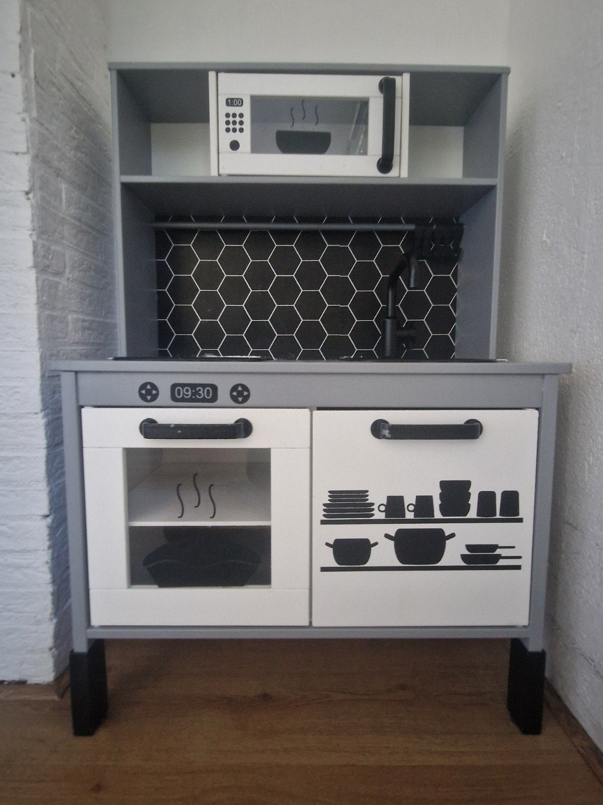 Ikea keukentje met accessoires, Ophalen, Gebruikt, Hout, Speelkeuken-accessoire