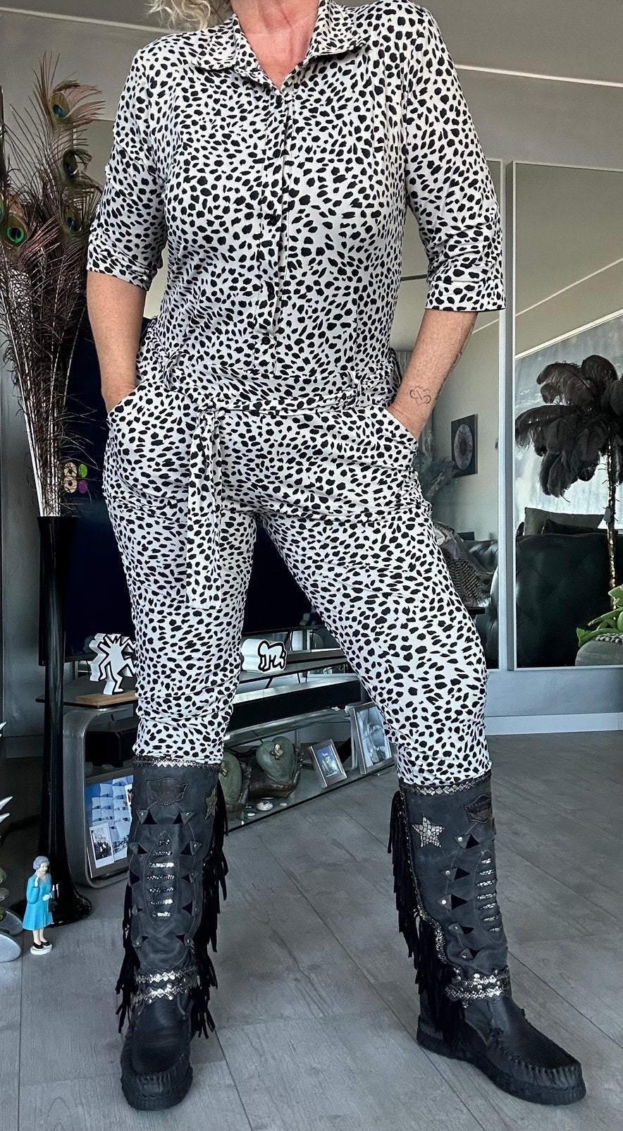 Ambika travelstof Jumpsuit, maat L , nieuw, Ophalen of Verzenden, Nieuw, Maat 42/44 (L), Overige kleuren