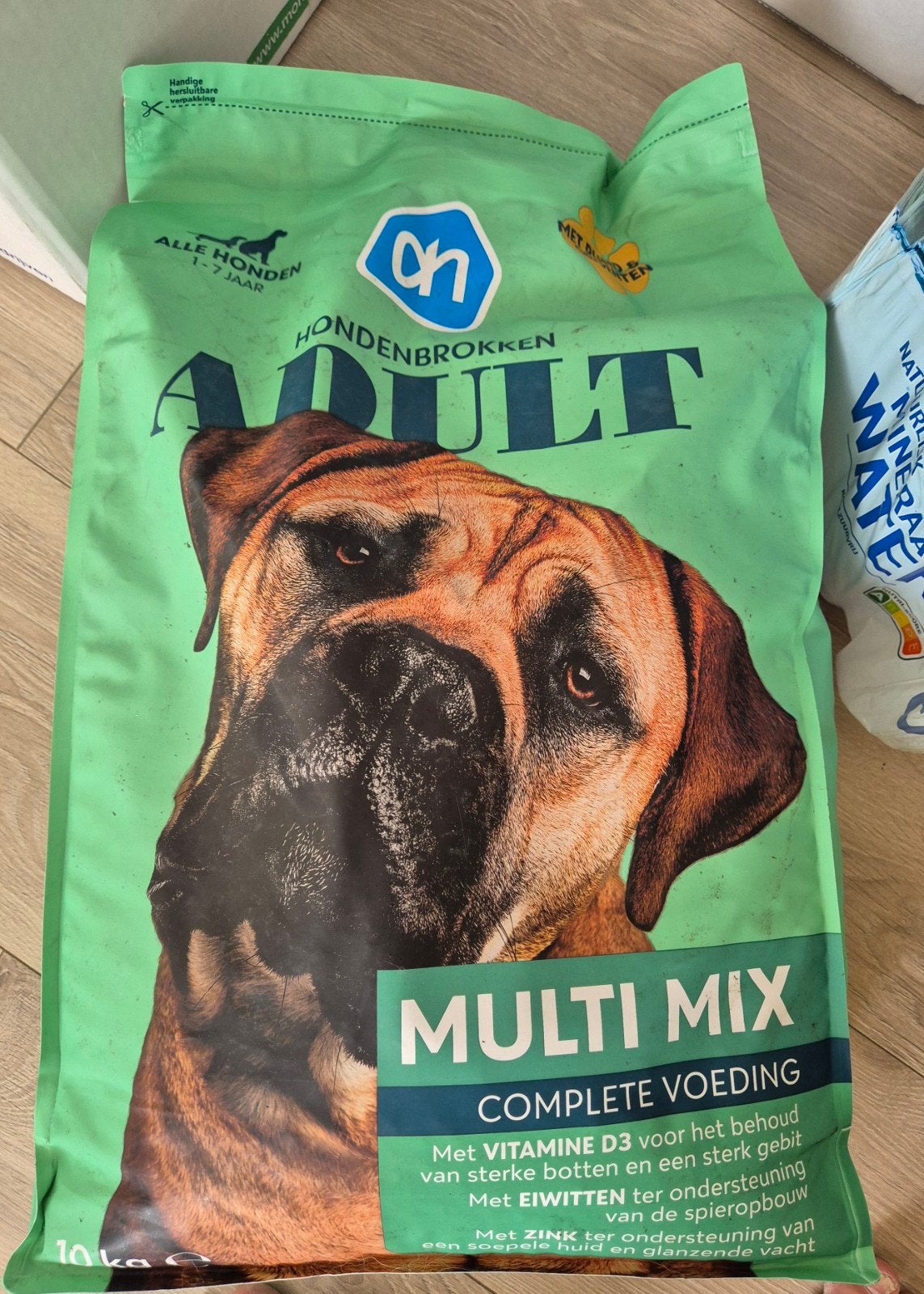 Grote zak hondenvoer AH gratis ophalen, Dieren en Toebehoren, Ophalen, Hond