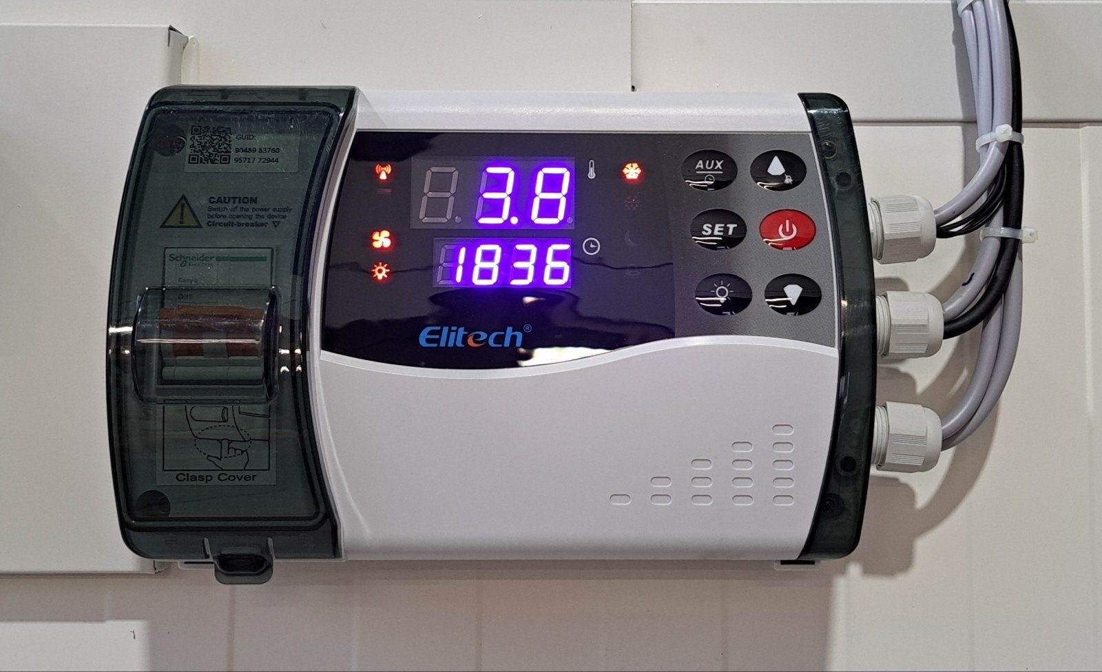 Elitech ECB-1000 PLUS regelaar voor koel- & vriescellen, Zonder vriesvak, 200 liter of meer, Nieuw, 160 cm of meer