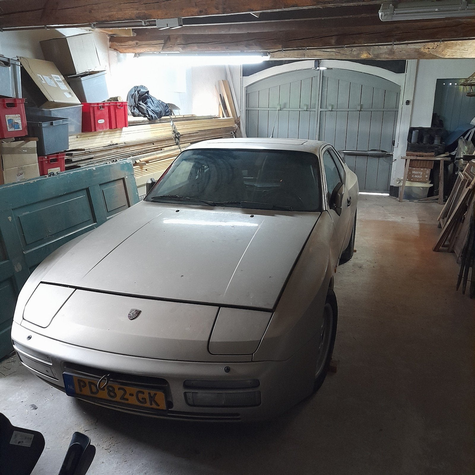 Porsche 944 2.5 Turbo Coupe 1986 Beige Goudkleurig, Auto's, Porsche, Achterwielaandrijving, 4 cilinders, Beige, 221 pk