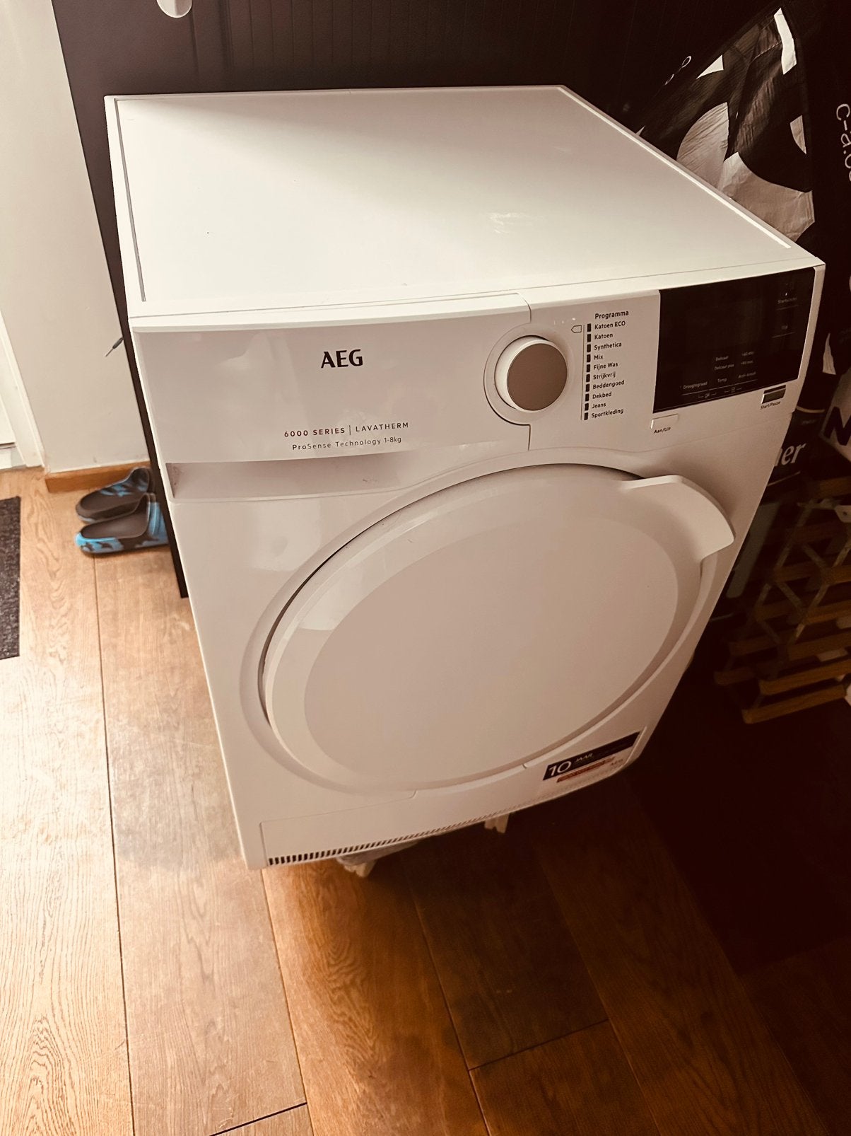 Te koop lavatherm aeg, Witgoed en Apparatuur, Ophalen, 6 tot 8 kg, Zo goed als nieuw, 85 tot 90 cm