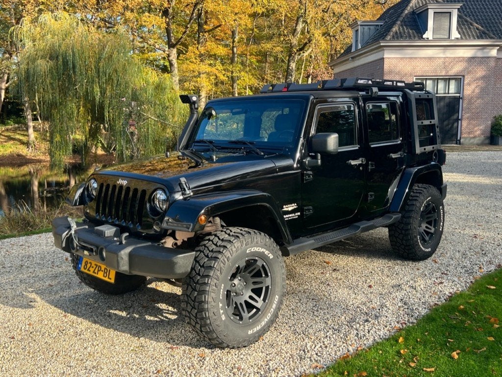 Jeep WRANGLER 3.8 SAHARA 5drs CABRIOLET Airco TH 3500kg #STO, Traction-control, Gebruikt, Bedrijf, Vierwielaandrijving