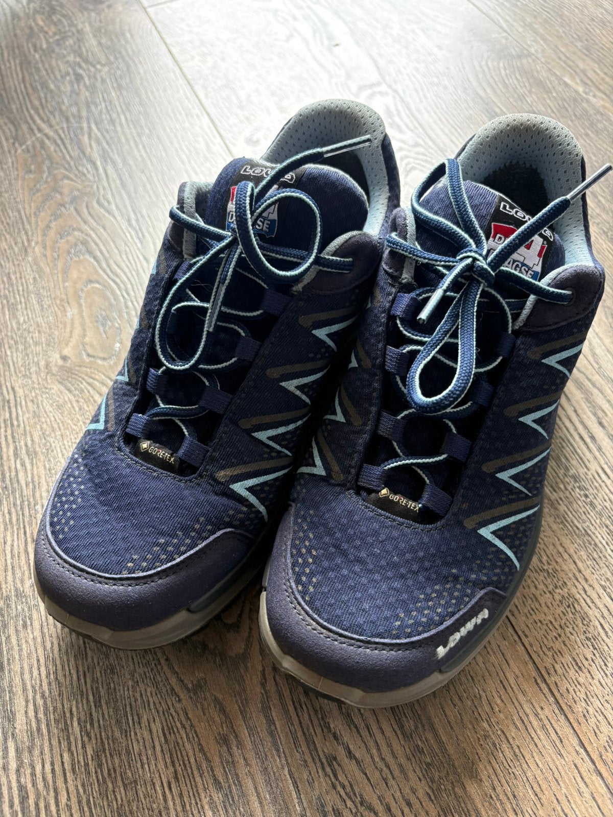 Blauwe Lowa wandelschoenen 4-daagse/vierdaagse editie, Ophalen of Verzenden, Zo goed als nieuw, Blauw, Wandelschoenen