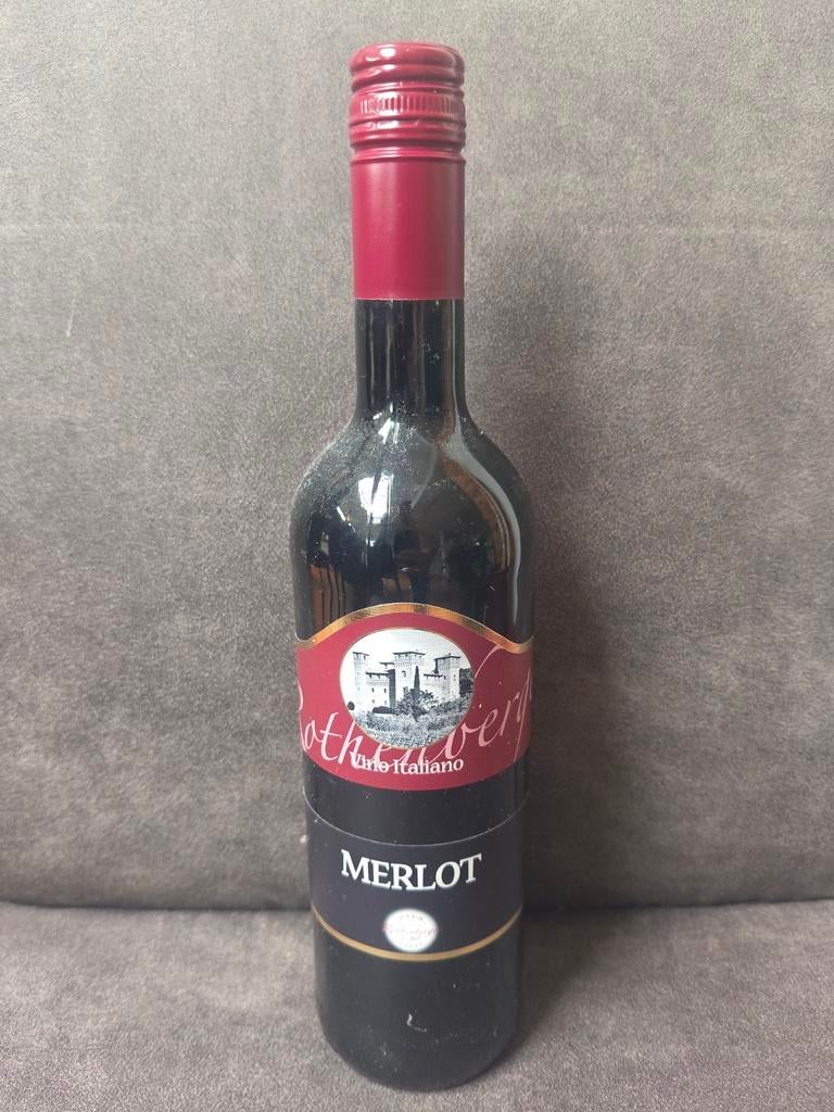 Fles rode wijn - Merlot, Ophalen of Verzenden, Nieuw, Italië, Rode wijn