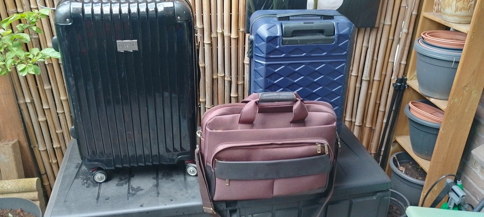 2 trolley koffers  rijstas, Sieraden, Tassen en Uiterlijk, Koffers, Ophalen