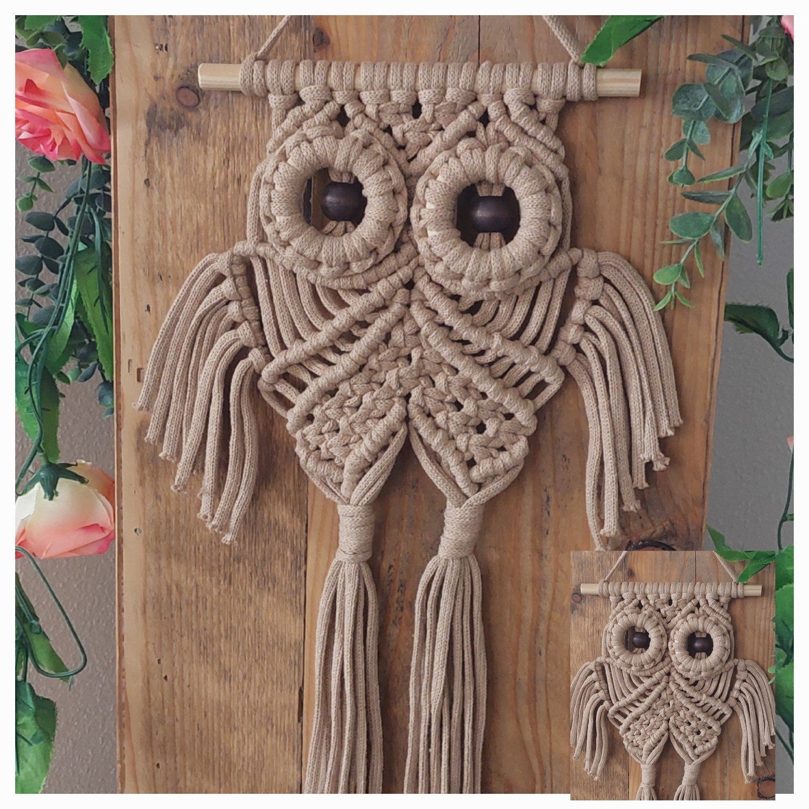 mooie macrame uil, Ophalen of Verzenden, Nieuw