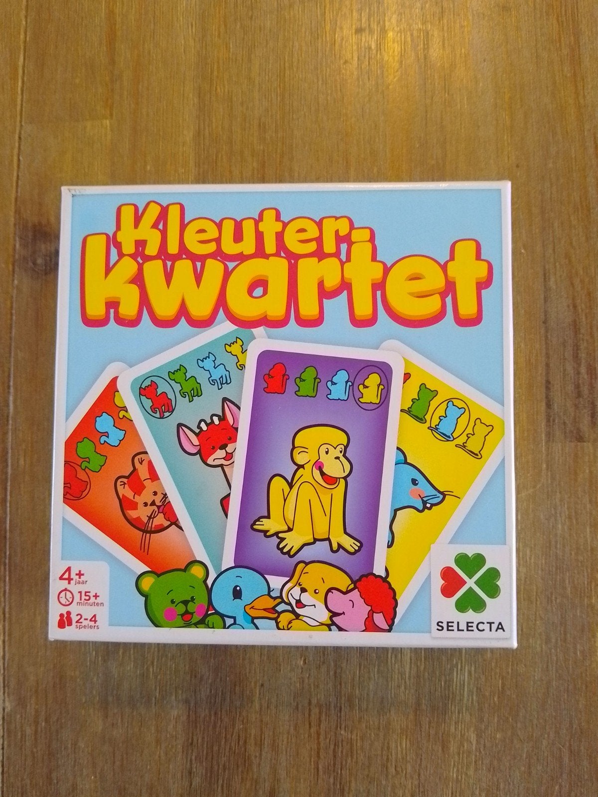 Kleuter kwartet, Een of twee spelers, Ophalen, Nieuw, Selecta
