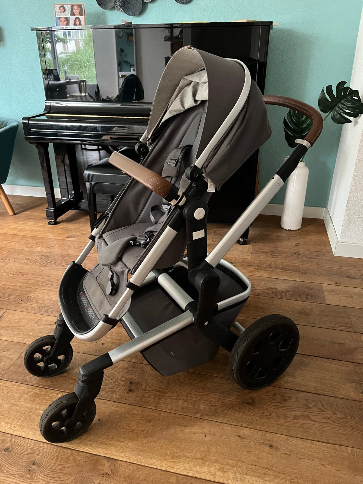 Joolz Day² kinderwagen Hippo Grey met reiswieg en zitje, Gebruikt, Combiwagen, Met reiswieg, Ophalen