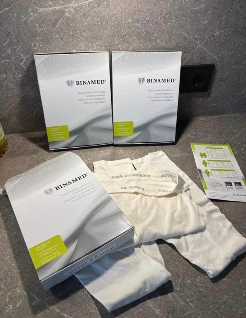 Binamed medisch krabpak dames maat M – 3 stuks, Ophalen of Verzenden, Wit, Overige typen