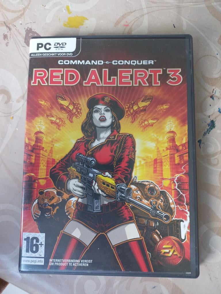 Command & Conquer: Red Alert 3 (PC DVD), Spelcomputers en Games, Games | Pc, Online, Gebruikt, 1 speler, Ophalen of Verzenden