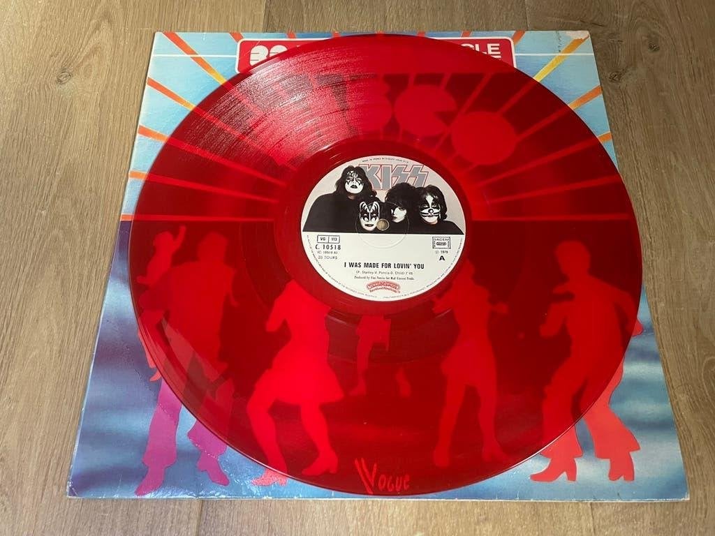 Kiss - I Was made for lovin you 12” 33rpm, LP, Colored vinyl, Ophalen of Verzenden, Zo goed als nieuw