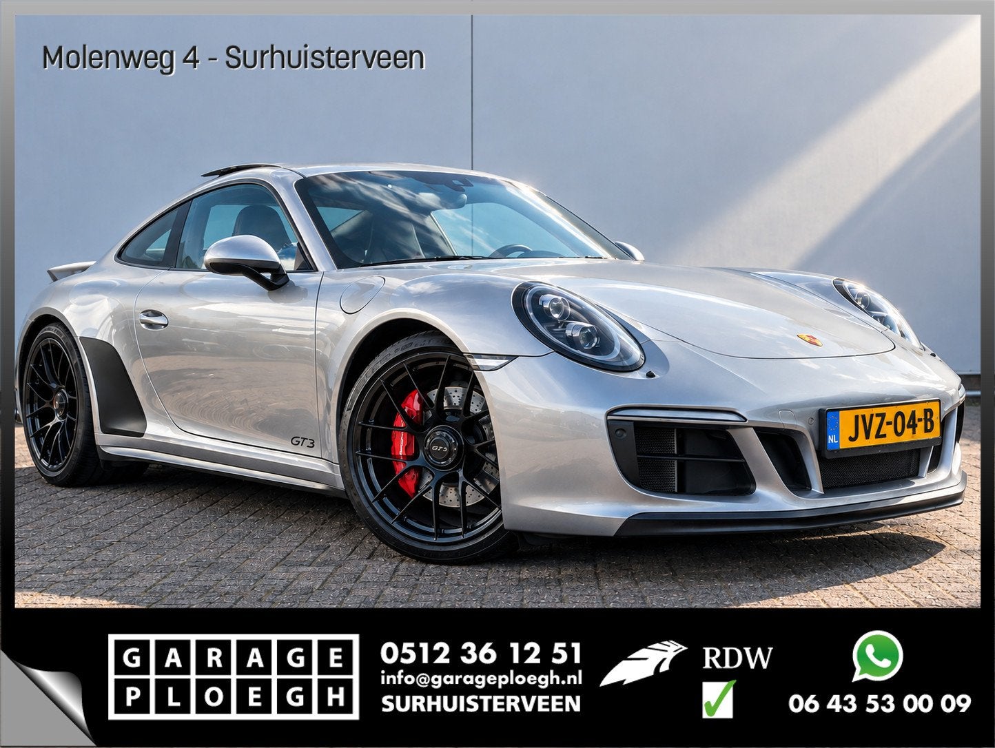 Porsche 911 3.0 Carrera GTS 991 4WS Carbon buckets Full Deal, Automaat, Achterwielaandrijving, Gebruikt, Euro 6