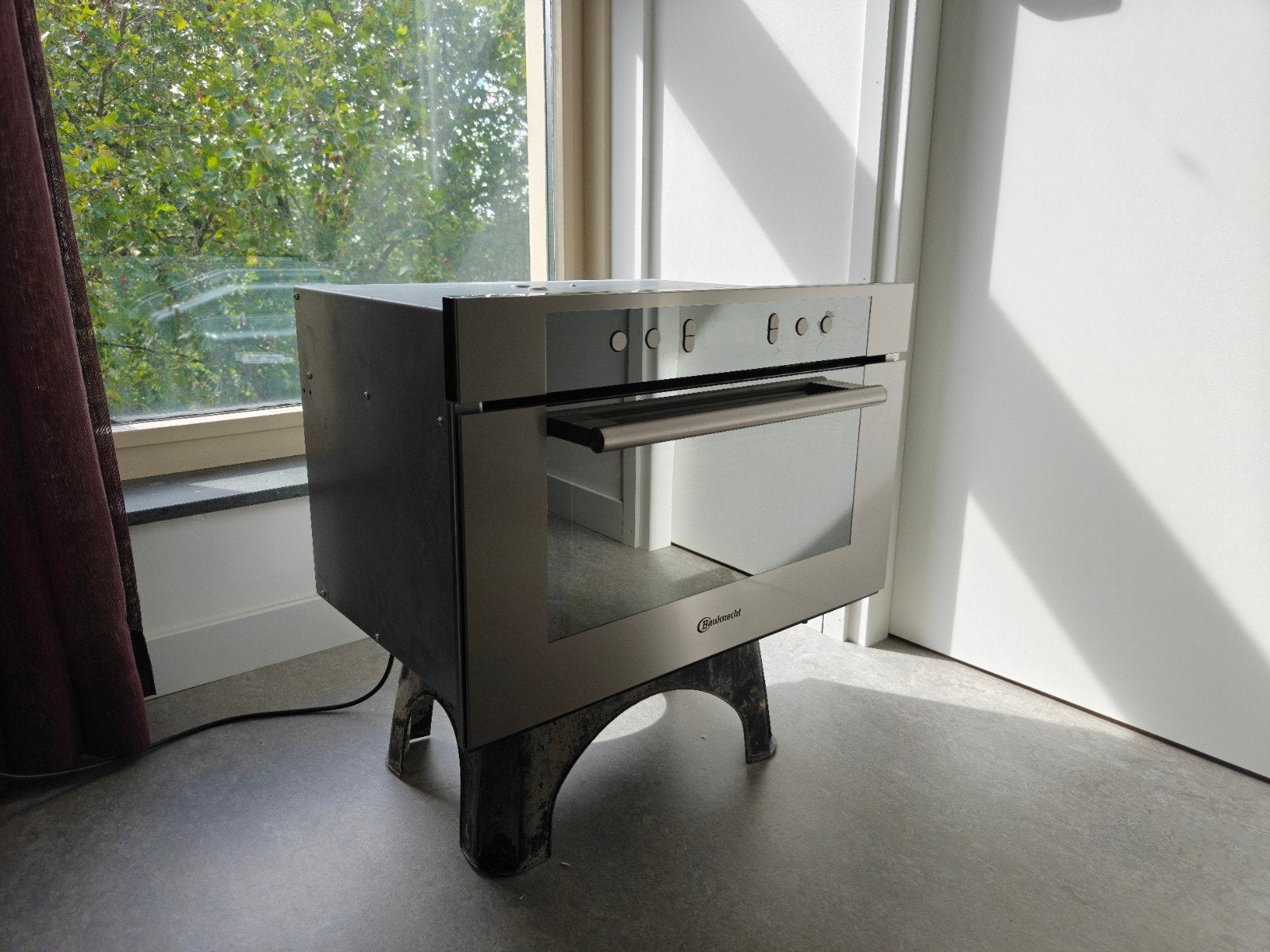 Bauknecht Inbouw Combi-oven - EMCHE 8138 PT, Ophalen, Minder dan 45 cm, Bauknecht, Gebruikt