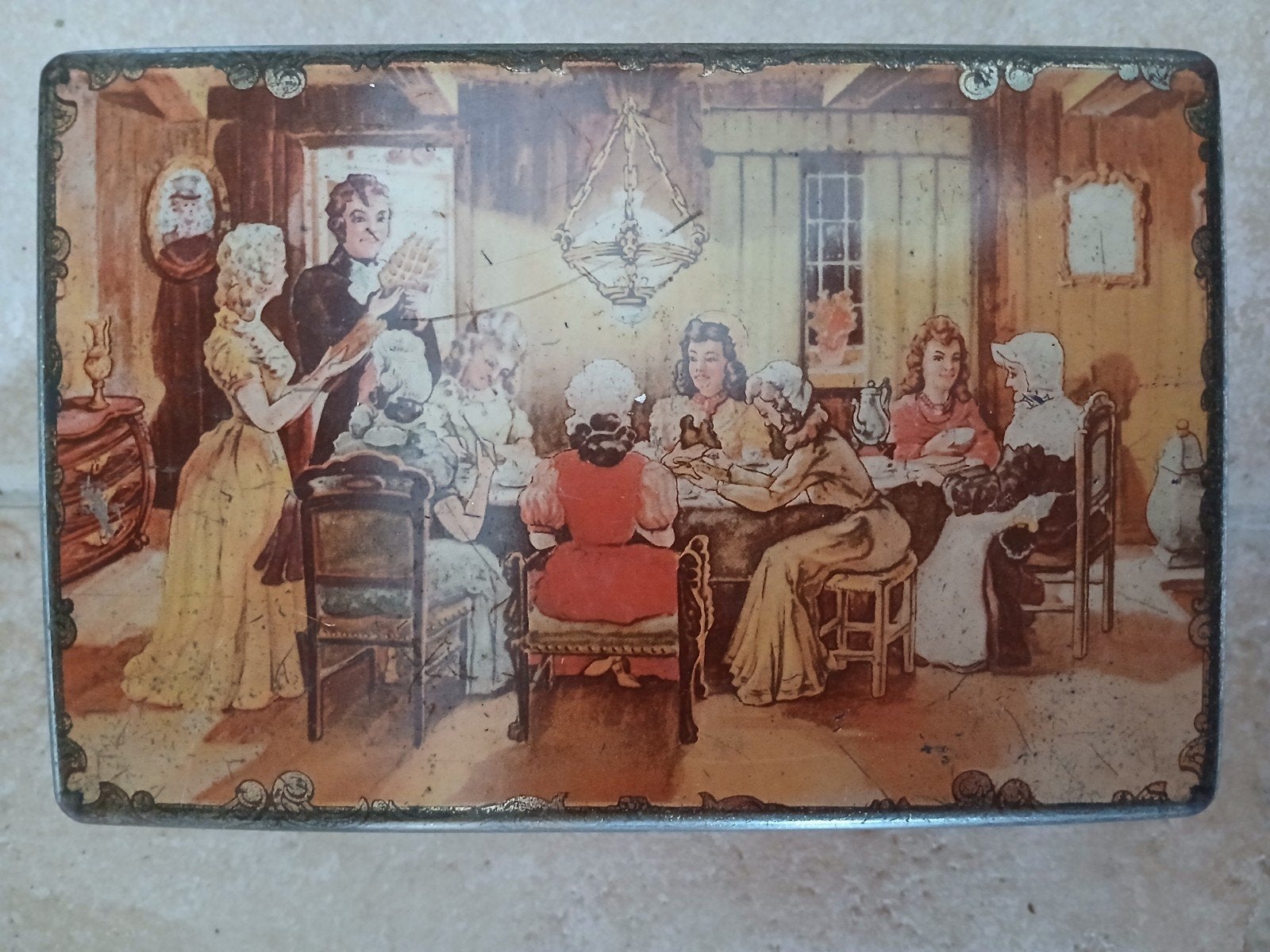 Hus bakkerij vintage blik Camera Obscura, Ophalen of Verzenden, Gebruikt, Overige, Overige merken