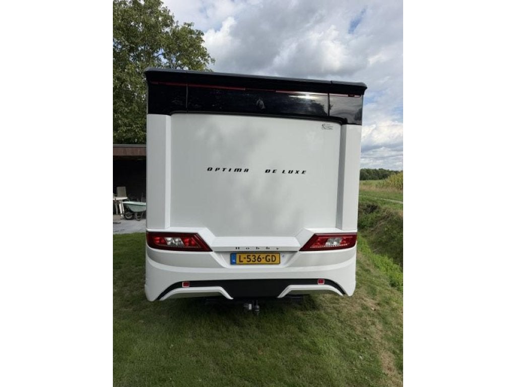 Hobby Optima De Luxe 65 HFL hefbed trekhaak luifel, Chemisch toilet, Ringverwarming, Fiat, Hobby