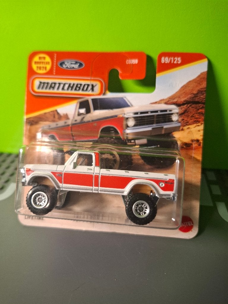 Matchbox 69 - 1974 Ford F-100 Ranger Pickup [wit] 1/70 MIB, Ophalen of Verzenden, Nieuw, Auto