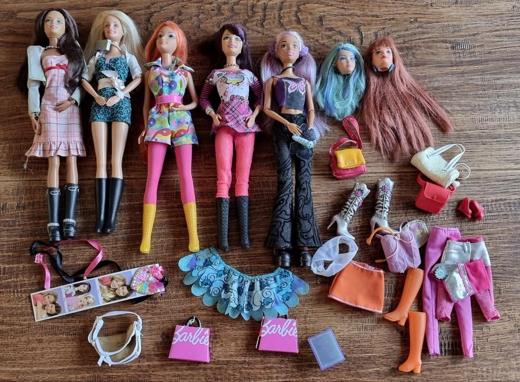 Barbie, van alles wat, Verzamelen, Poppen, Ophalen of Verzenden, Gebruikt, Pop