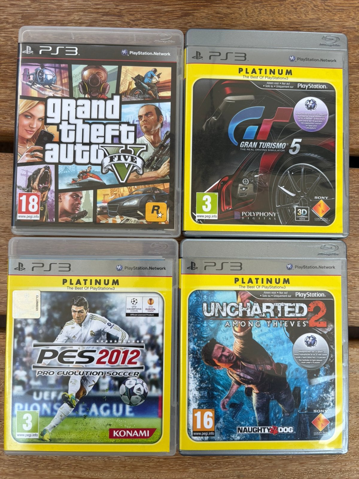 Vier spellen PlayStation 3, Avontuur en Actie, 1 speler, Ophalen of Verzenden, Zo goed als nieuw