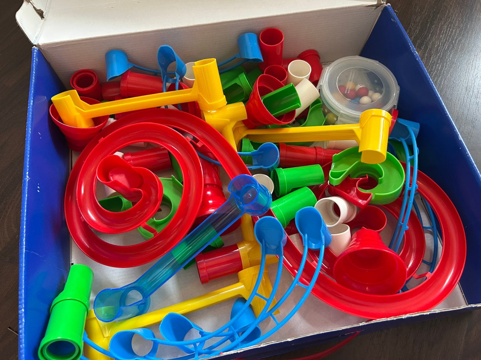 Migoga knikkerbaan, Kinderen en Baby's, Speelgoed | Educatief en Creatief, Ophalen, Zo goed als nieuw