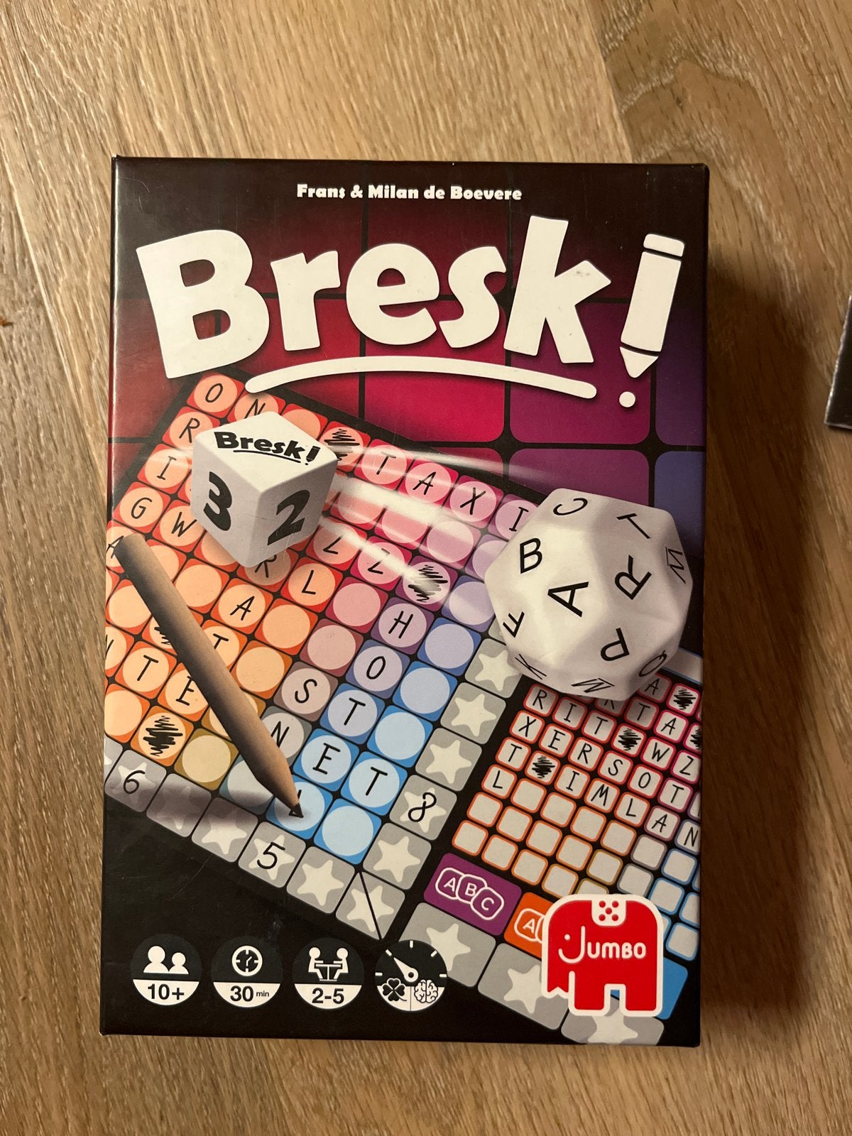Bresk! Woordspel - Zo goed als nieuw, Drie of vier spelers, Ophalen of Verzenden, Zo goed als nieuw