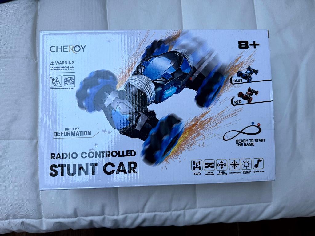Chéroy RC Stunt Car - Radiografisch Bestuurbare Stunt Auto, Ophalen of Verzenden, Nieuw, Afstandsbediening