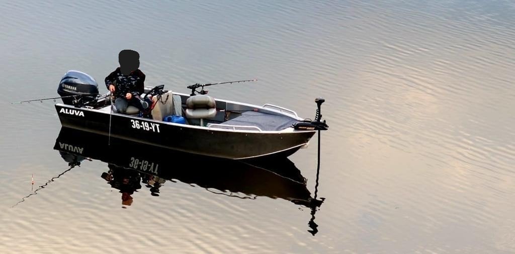 Aluva 450 Aluminium Console visboot op nette kanteltrailer, Watersport en Boten, Vis- en Consoleboten, Ophalen, Gebruikt, Viertaktmotor