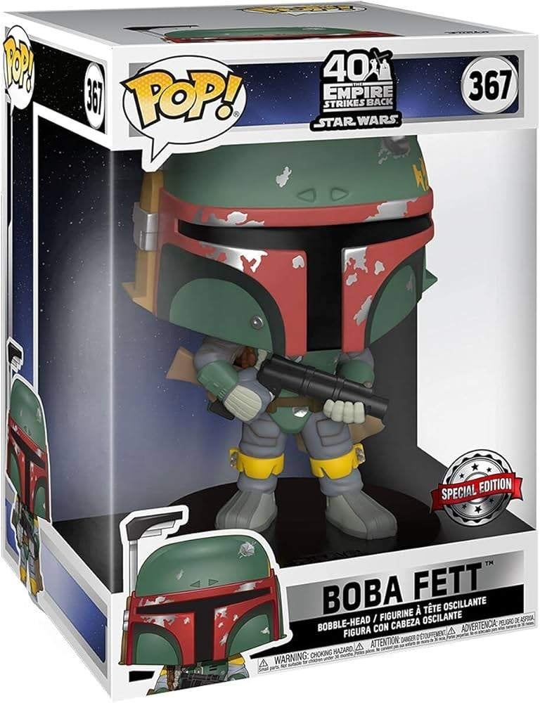 Funko Pop Star Wars Boba Fett 10 inch Special Edition NIEUW, Ophalen of Verzenden, Nieuw, Actiefiguurtje