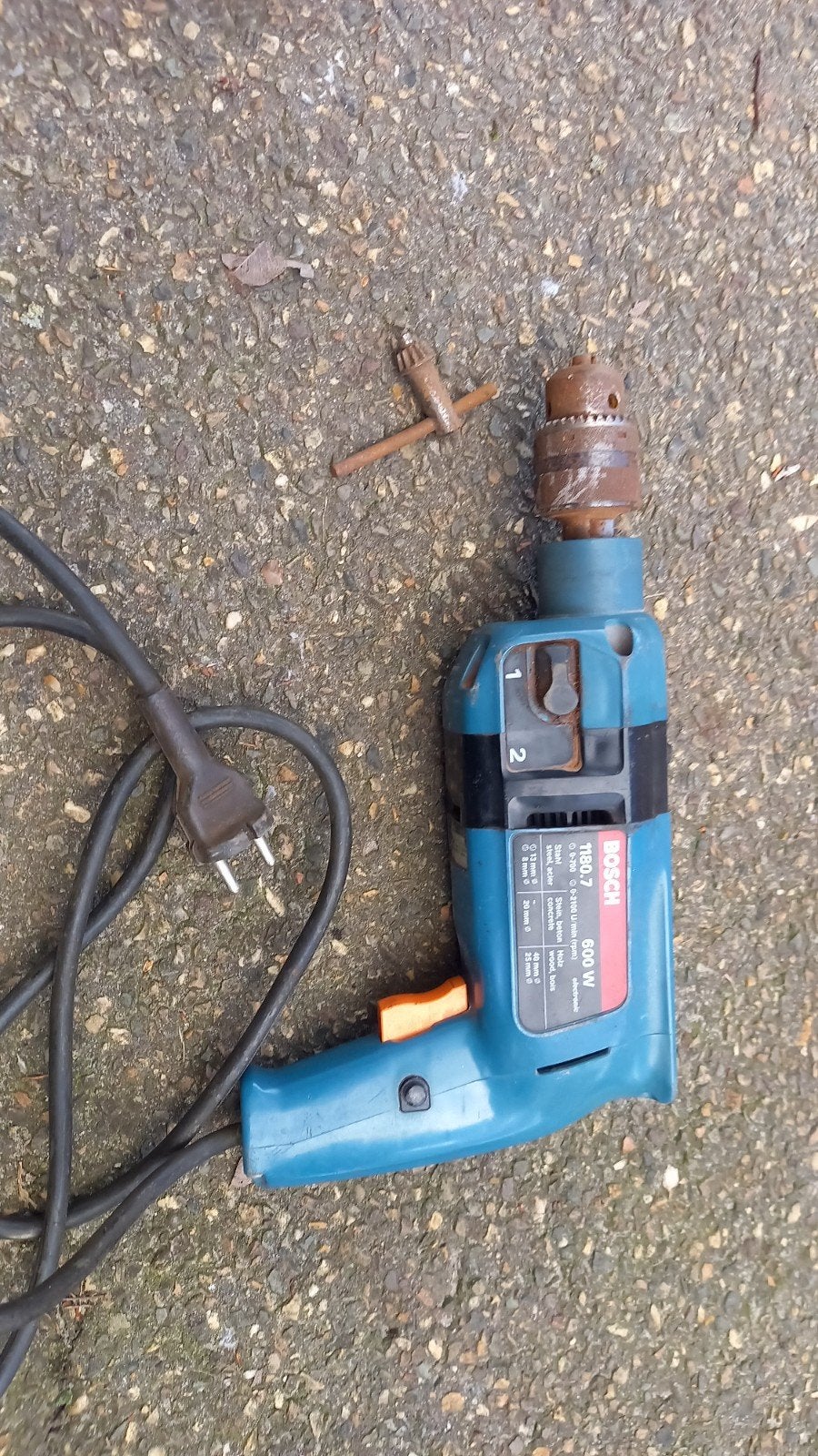 Bosch boormachine, Ophalen, Boormachine