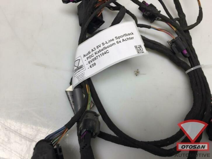 audi a3 8v sportback pdc 6x kabelboom achter 8v0971104c, Gebruikt, AUDI AG, Auto-Union-Strasse 1
85045  Ingolstadt, DE, Kundenbetreuung@audi.de