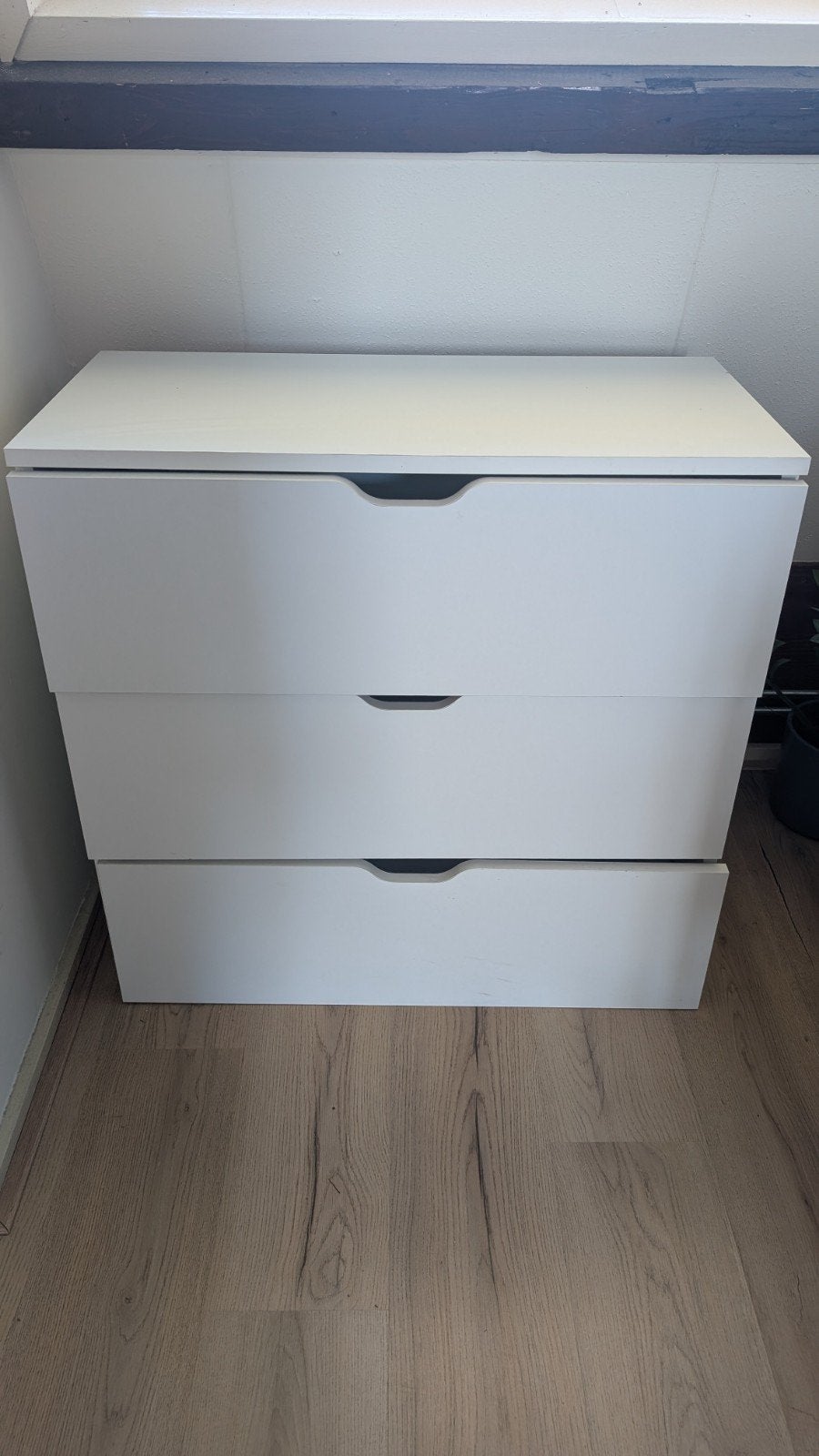 GRATIS Ikea ladekast met 3 lades, Ophalen, Gebruikt, Modern, Scandinavisch, 50 tot 100 cm